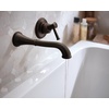 image:imageMoen Dartmoor Oil Rubbed Bronze Single Handle Wall Mount Tub Filler High Flow Tub Faucet with 10 Spout Reach WT681ORBBrushed Nickel