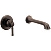 image:imageMoen Dartmoor Oil Rubbed Bronze Single Handle Wall Mount Tub Filler High Flow Tub Faucet with 10 Spout Reach WT681ORBOil Rubbed Bronze