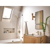 image:imageMoen 84774BL Beric 1Handle Bath Faucet wPushDown Drain Matte BlackBronzed Gold
