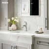 image:imageMoen 84980SRN Wellton 1Handle Bath Faucet wDrain Spot Resist Nickel1