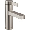 image:imageMoen 84774BL Beric 1Handle Bath Faucet wPushDown Drain Matte BlackSpot Resist Nickel