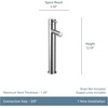 image:imageMoen 6192BG Align OneHandle Single Hole Modern Vessel Sink Bathroom Faucet Brushed GoldBrushed Gold