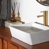 image:imageMoen 6192BG Align OneHandle Single Hole Modern Vessel Sink Bathroom Faucet Brushed GoldBrushed Gold