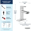 image:imageMoen 84794BL Meena 1Handle Bath Faucet Matte BlackChrome