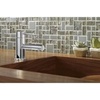image:imageMoen Align Brushed Gold OneHandle Single Hole Low Profile Modern Bathroom Faucet with Drain Assembly 6191BGMatte Black