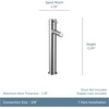 image:imageMoen Align Matte Black OneHandle Single Hole Modern Vessel Sink Bathroom Faucet 6192BL