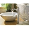 image:imageMoen OilRubbed Bronze Single Hole Bathroom Sink Faucet Trim Kit with Deck Plate and Water Drain Ideal for Bath Vanity Sinks 6400ORBBrushed Nickel