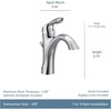 image:imageMoen OilRubbed Bronze Single Hole Bathroom Sink Faucet Trim Kit with Deck Plate and Water Drain Ideal for Bath Vanity Sinks 6400ORBOil Rubbed Bronze