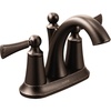 image:imageMoen 4505ORB Wynford TwoHandle Centerset High Arc Bathroom Faucet Oil Rubbed Bronze