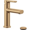 image:imageMoen 84794BL Meena 1Handle Bath Faucet Matte BlackBronzed Gold
