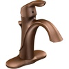 image:imageMoen OilRubbed Bronze Single Hole Bathroom Sink Faucet Trim Kit with Deck Plate and Water Drain Ideal for Bath Vanity Sinks 6400ORBOil Rubbed Bronze