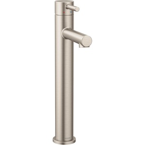 image:imageMoen 6192BG Align OneHandle Single Hole Modern Vessel Sink Bathroom Faucet Brushed GoldBrushed Nickel