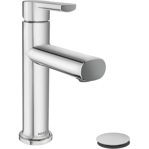 image:imageMoen 84794BL Meena 1Handle Bath Faucet Matte BlackChrome