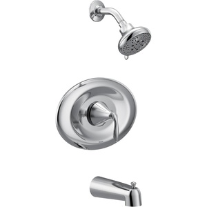 image:imageMoen T2139 EVA PosiTemp Tub and Shower Trim Kit Valve Required ChromeChrome