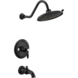 image:imageMoen UTS33103ORB Weymouth MCORE 3Series 1Handle Tub and Shower Trim Kit Valve Required Oil Rubbed BronzeMatte Black