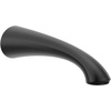 image:imageGlyde Matte Black Single Handle Wall Mount Tub Filler High Flow Tub Faucet with 10 Spout Reach WT371BLBlack