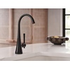 image:imageMoen Matte Black Kurv OneHandle High Arc Single Mount Cold Water Beverage Faucet with Optional Filtration System S5560BLMatte Black