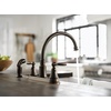 image:imageMoen Hutchinson Mediterranean Bronze 2Handle HighArc Kitchen Faucet with Side Sprayer 87048BRB