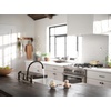image:imageMoen Hutchinson Mediterranean Bronze 2Handle HighArc Kitchen Faucet with Side Sprayer 87048BRB