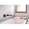 image:image90 Degree Chrome Single Handle Wall Mount Tub Filler High Flow Tub Faucet with 10 Spout Reach WTS911