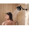 image:imageMoen N400R0BL Quattro Rainshower Showerhead with Four Unique Shower Experiences Matte Black
