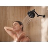 image:imageMoen N400R0BL Quattro Rainshower Showerhead with Four Unique Shower Experiences Matte Black