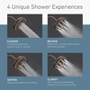 image:imageMoen N400R0ORB Quattro Rainshower Showerhead with Four Unique Shower Experiences Oil Rubbed Bronze