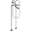 image:imageMoen S22110 Weymouth Two Handle Tub Filler with LeverHandles and Handshower Chrome