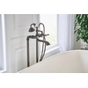image:imageMoen S22110ORB Weymouth Two Handle Tub Filler with LeverHandles and Handshower Oil Rubbed Bronze