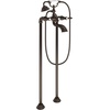 image:imageMoen S22110ORB Weymouth Two Handle Tub Filler with LeverHandles and Handshower Oil Rubbed Bronze
