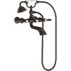 image:imageMoen S22110ORB Weymouth Two Handle Tub Filler with LeverHandles and Handshower Oil Rubbed Bronze