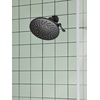 image:imageMoen S6320BL Showering Acc  Premium TwoFunction 8 Diameter Spray Head Rainshower Matte Black