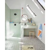 image:imageMoen S6320EPBL Showering AccPremium TwoFunction 8 Diameter Spray Head EcoPerformance Rainshower Matte Black
