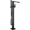 image:imageMoen 90 Degree Matte Black OneHandle Freestanding Floor Mount Tub Filler with Handshower S905BL