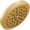 image:imageMoen Brushed Gold OneFunction 634 Inch Wide Diameter Rain Showerhead with Immersion Rainshower Technology S178BG