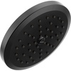 image:imageMoen Matte Black OneFunction 634 Inch Wide EcoPerformance Rain Showerhead with Immersion Rainshower Technology S178EPBL