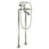 image:imageMoen S22110BN Weymouth Two Handle Tub Filler with LeverHandles and Handshower Brushed Nickel